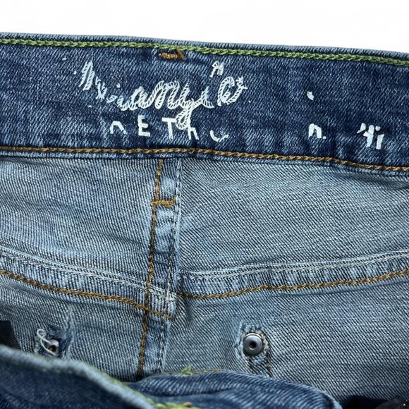 NOT FOR SALE Wrangler Retro Slim Fit Jeans Sz 33x34 – Western Denim with Wear - Picture 3 of 5